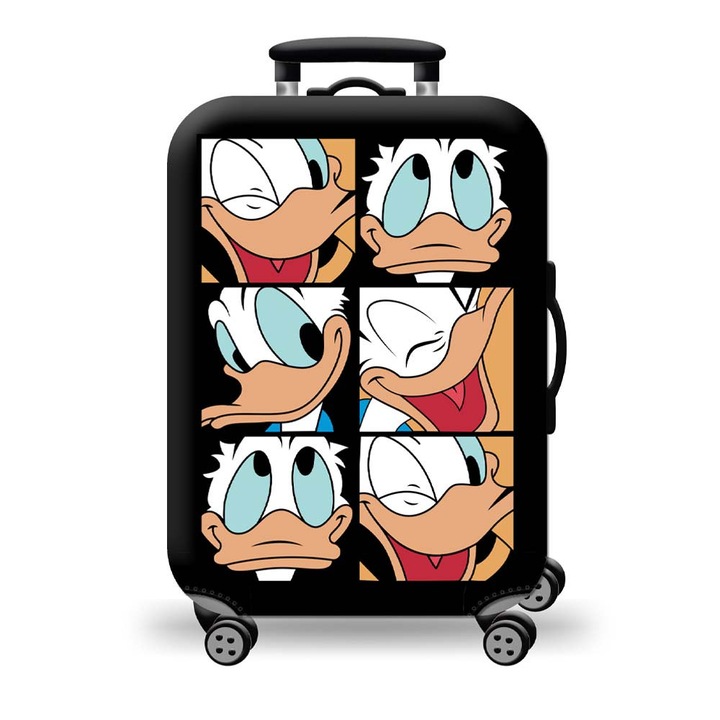 Husa pentru valiza, Amber, 70cm, negru