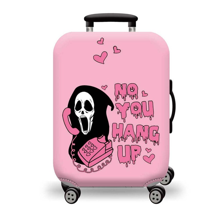 Husa pentru valiza mare Amber, 70x63,5-71cm, elastica, rezistenta, cu doua deschideri