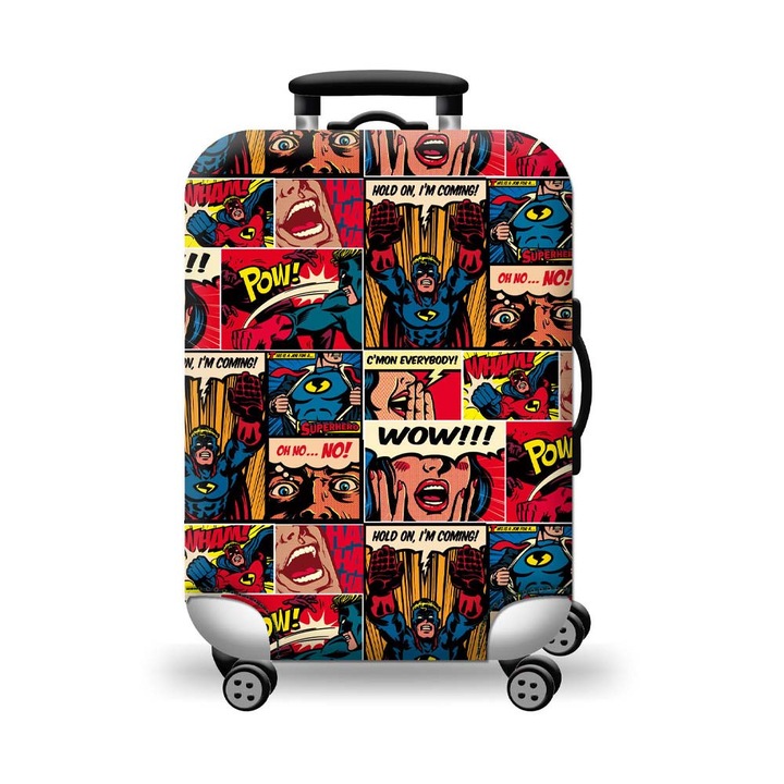 Husa pentru valiza, Amber, medie, 60x22cm, multicolor