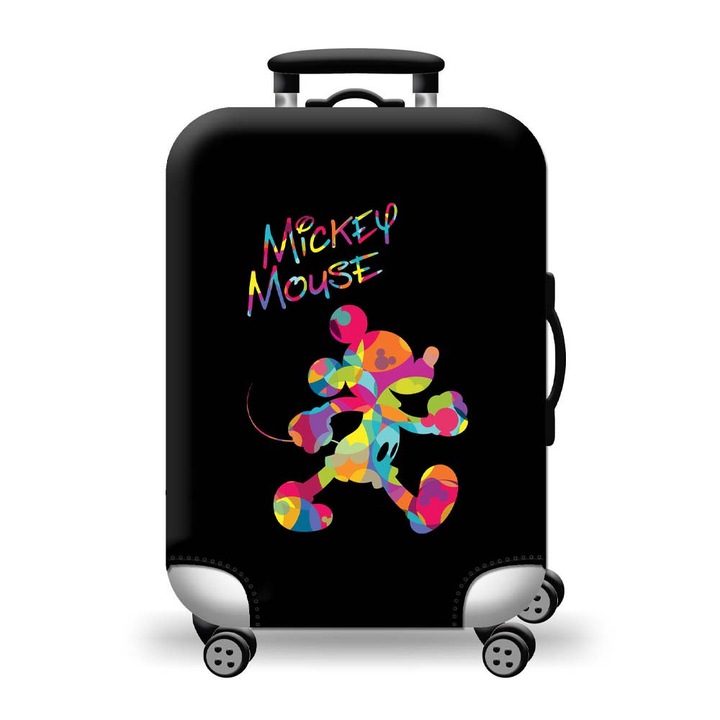 Husa pentru valiza, Amber, 70cm, negru