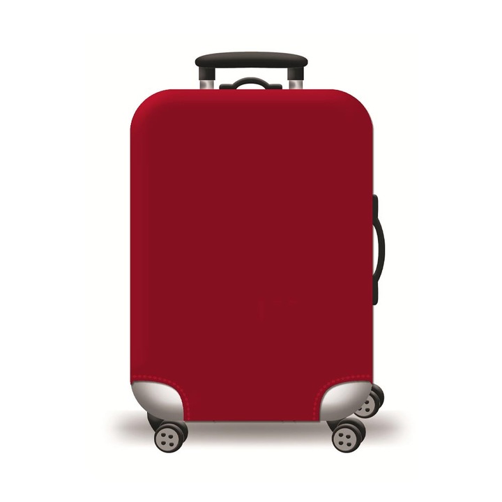 Husa pentru valiza, Amber, rosu, 60x30cm