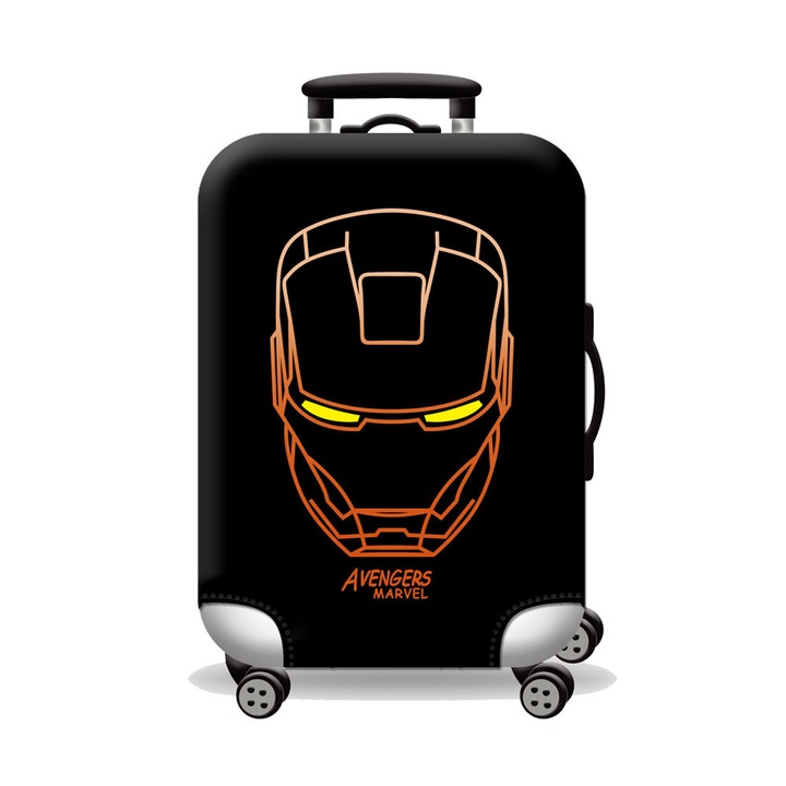 Husa pentru valiza, negru, 60cm