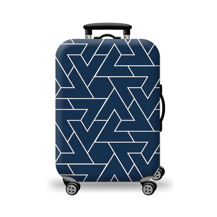 Husa pentru valiza, Amber, 50cm, albastru