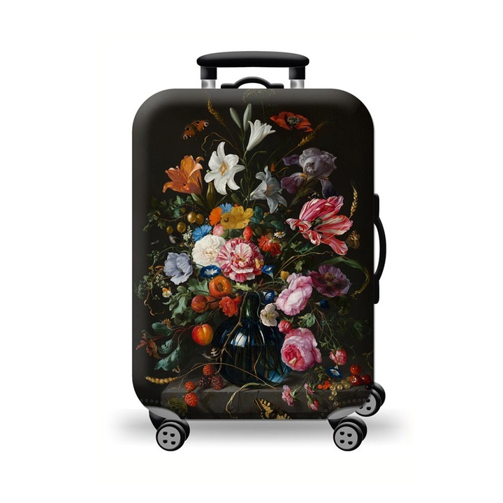 Husa pentru valiza, Amber, mica, 50cm, negru