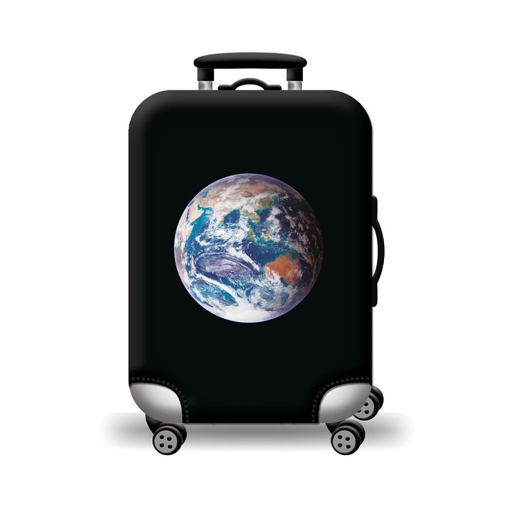 Husa pentru valiza, Amber, 50cm, negru