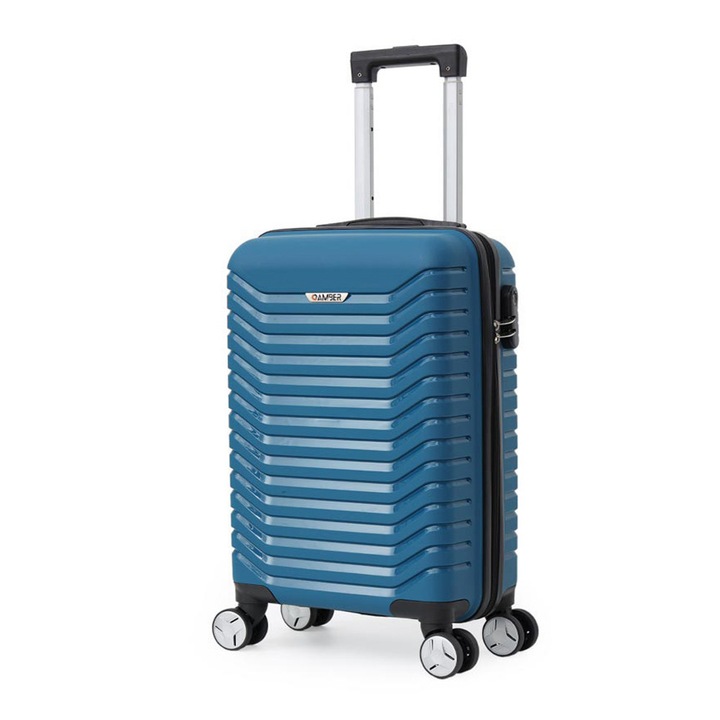 Troler Amber Kampinas, 38L, 35x55x20cm, 2.5kg, albastru