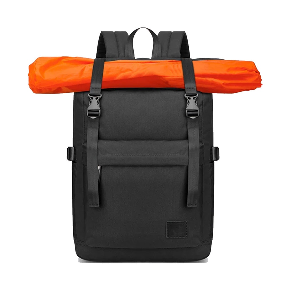 Rucsac laptop Amber, 17.3 inch, gri, impermeabil, 49x31x16cm, 24L