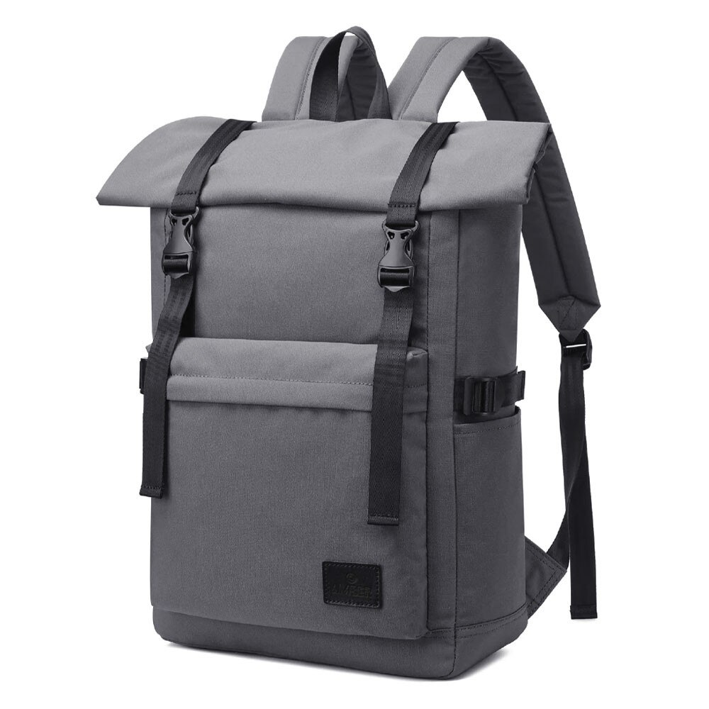 Rucsac laptop Amber, 17.3 inch, gri, impermeabil, 49x31x16cm, 24L