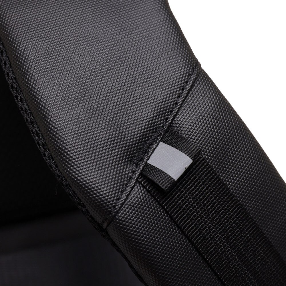 Rucsac laptop Amber, 2 compartimente pentru laptop 13" si tableta, 45x27x14cm, negru