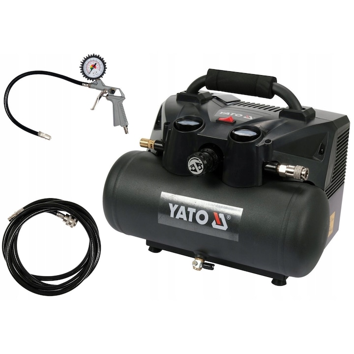 Compresor portabil, Yato, 6L, 36V, 2 acumulatori 3Ah, 98 l/min, 11 kg