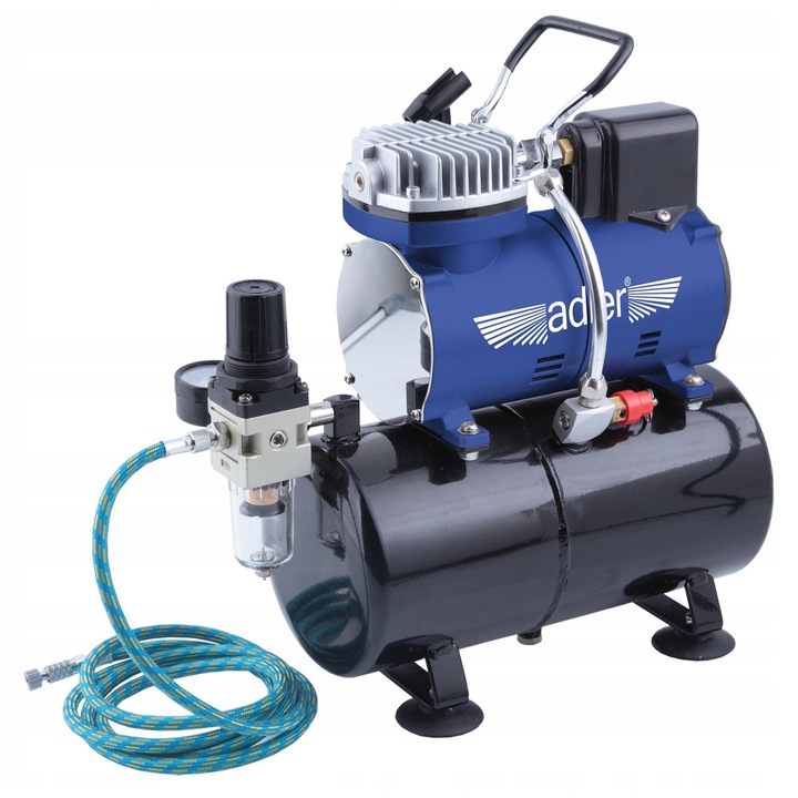 Mini compresor, ADLER, cu rezervor 3l, silentios, 31x15x31cm
