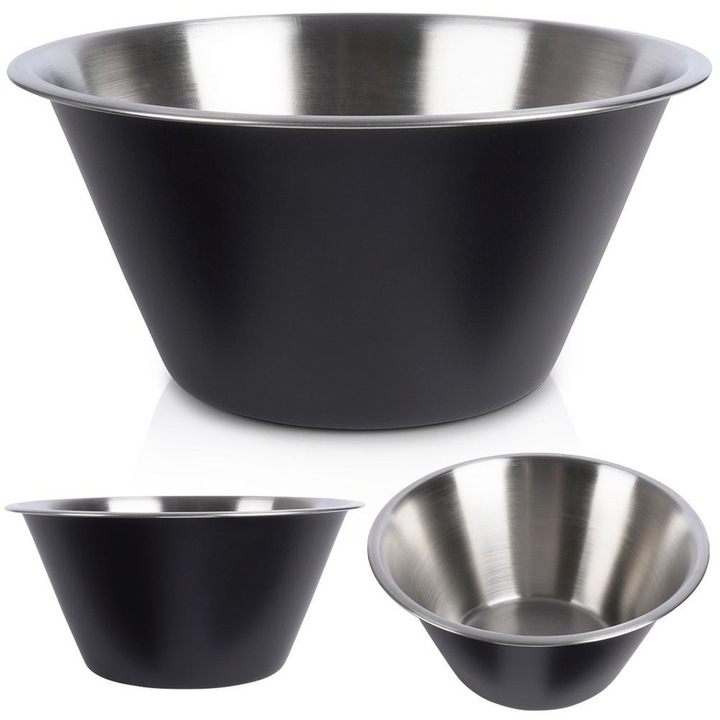 Купа от неръждаема стомана Artemis, 2L, 22x22x10,5см, черна