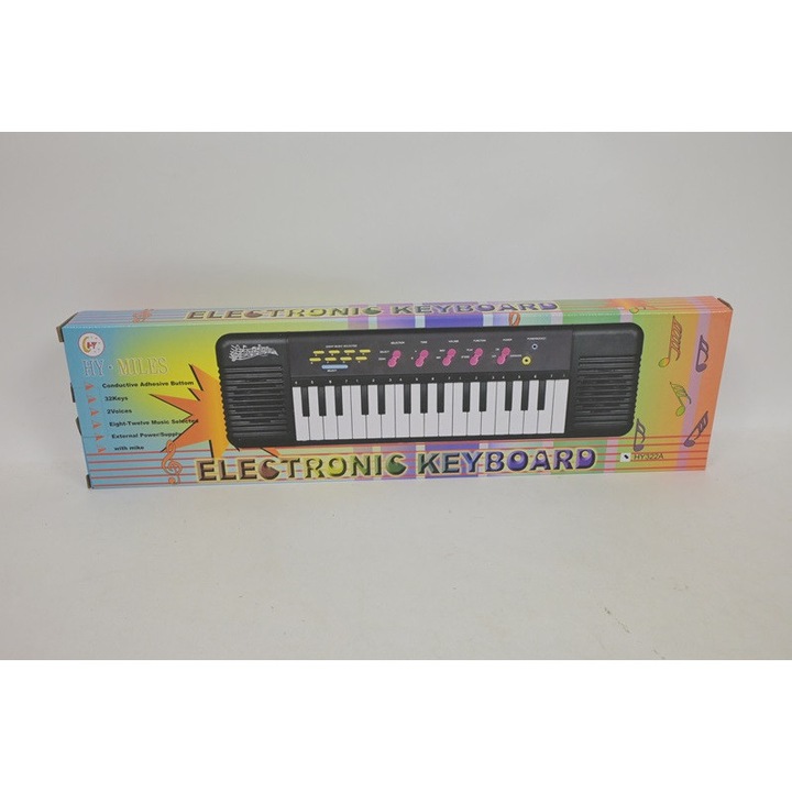 Orga interactiva cu microfon HY322A, multicolor, 1 bucata