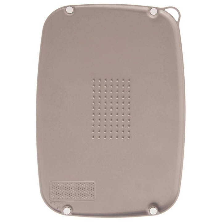 Tocator de bucatarie Artemis, model ELA, 37,5x25x1cm, multicolor, din plastic, cu functii suplimentare