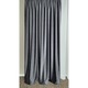 Set MASTEL 5 piese, 2 draperii catifea lux 2x300x245cm gri inchis cu perdea voal alb 800x245cm confectionate cu rejansa