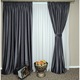 Set MASTEL 5 piese, 2 draperii catifea lux 2x300x245cm gri inchis cu perdea voal alb 800x245cm confectionate cu rejansa