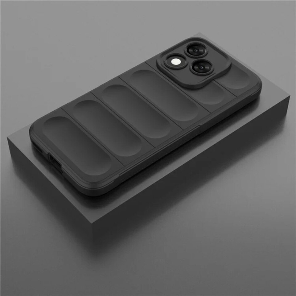 Husa pentru Honor 400 Lite, SKYDDAR INNOVATION, Magic Shield, din Silicon Mat, set cu sticker, Negru