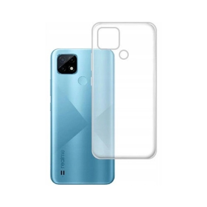 Husa telefon, VEGACOM, pentru REALME C21, transparenta, 1mm, TPU