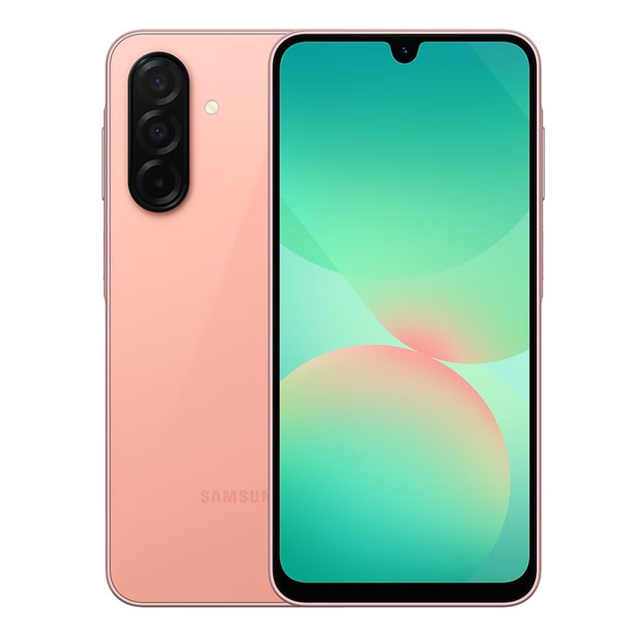 Мобилен телефон Samsung Galaxy A26, Dual SIM, 8GB RAM, 256GB, 5G, Прасковено розов