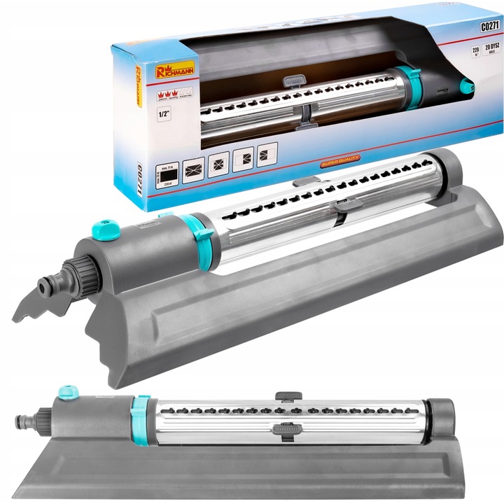 Осцилираща пръскачка, Richmann, 20 дюзи, 1/2', 220 м², 17x13 м