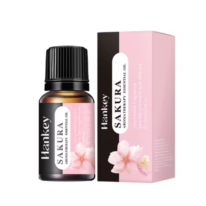 Ulei Esential de Sakura (Floare de Cires) 10ml – Delicatete Florala, Rasfat Feminin si Armonie Interioara Aromaterapie