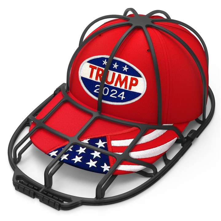 Suport de protectie din plastic pentru spalare sepci, negru