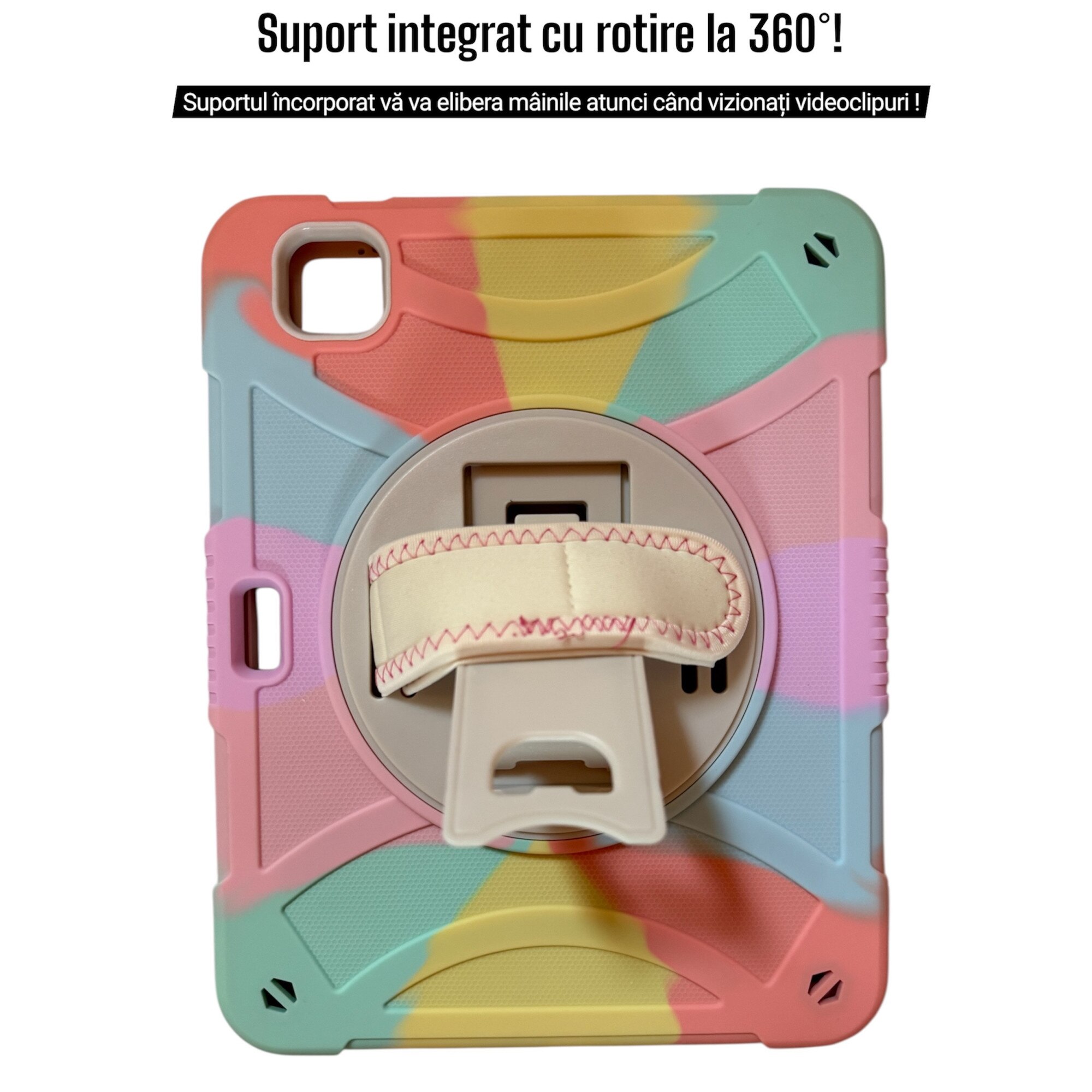 Husa compatibila cu iPad Air5/Air4 10.9 (20/22) iPad Pro 11 (18/20/21) Multicolor