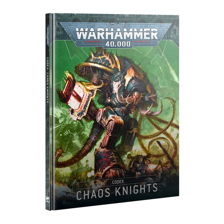 Warhammer 40000 játékkiegészítő, Chaos Knights Codex 2025, Games Workshop, angol, többszínű