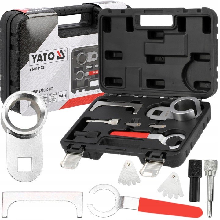 Yato 7 darabos szénacél időzítőzár készlet