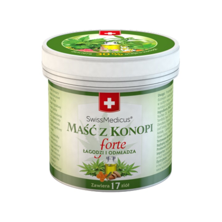 Kendermaszk Forte 125 ml, Herbamedicus, száraz bőrre, hidratáló hatású