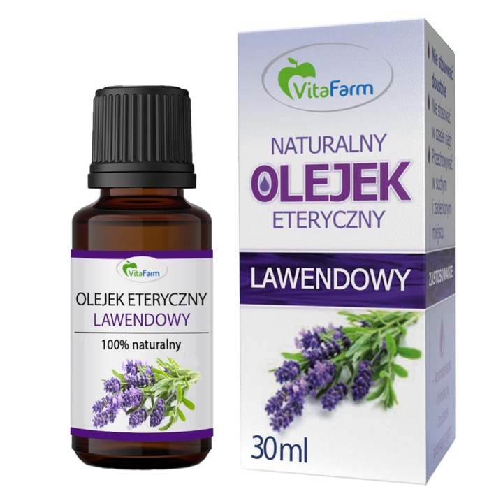 Levendula illóolaj 30ml, VitaFarm, 100% természetes, tartósítószermentes