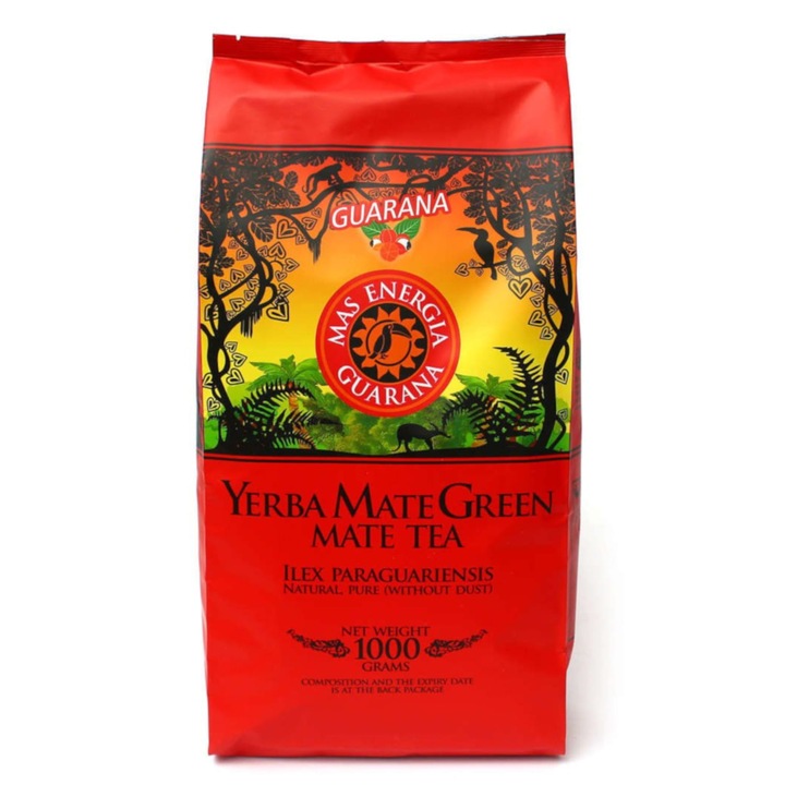 Yerba Mate zöld tea Mas Energia Guarana 1kg többszínű