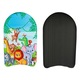 Placa Inot Copii Bleu-Verde cu Animale din Jungla 45x27cm • Placa Surf & Exersare Inot Piscina & Mare • Accesoriu Inot Baieti ANTBRO®