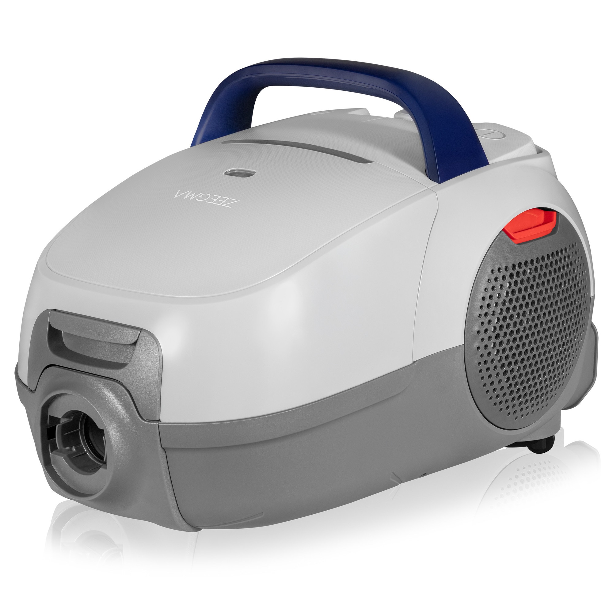 Aspirator cu sac Zeegma Zonder Verre Klassik, Linisti, Aprinde 4L, Reglarea puterii, 21 000 Pa, Gri