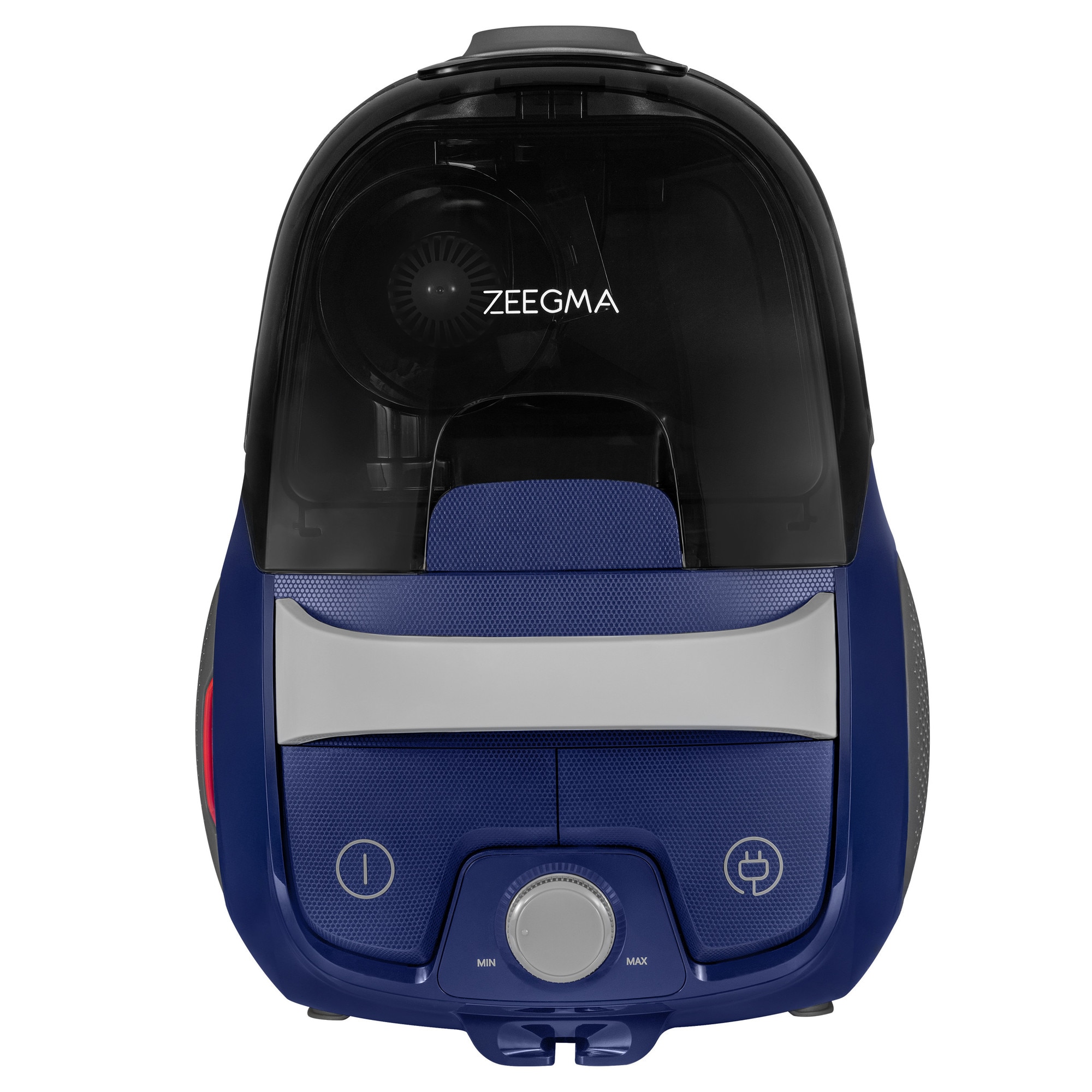 Aspirator cu sac Zeegma Zonder Verre Flow, Linisti, Aprinde 4L, Reglarea puterii, 21 000 Pa, Gri / Bleumarin