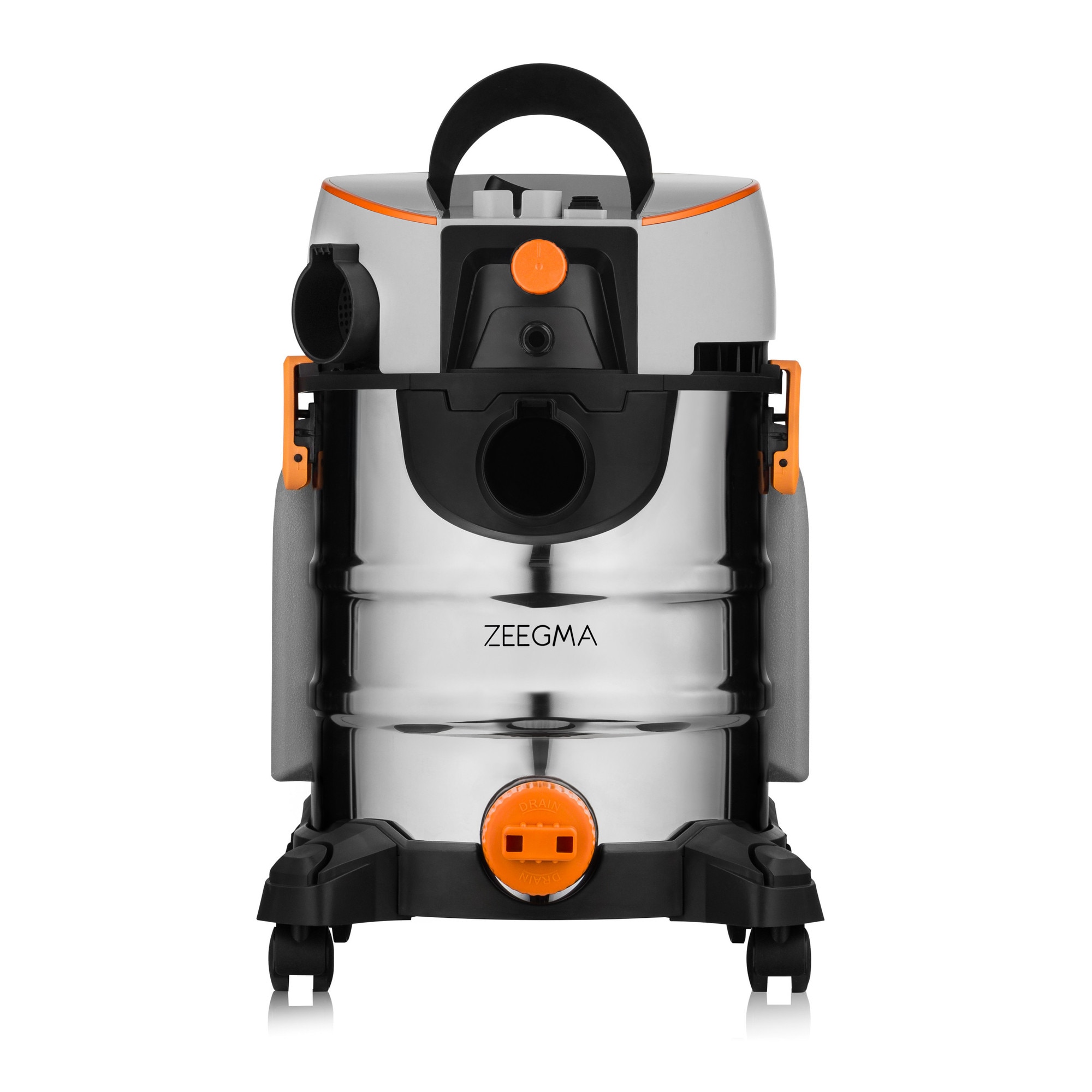 Aspirator de spalat umed uscat de palat tapiterii mochete si covoare Zeegma Zonder Aqua, 1400 W, 20L, uscat / umed, Gri