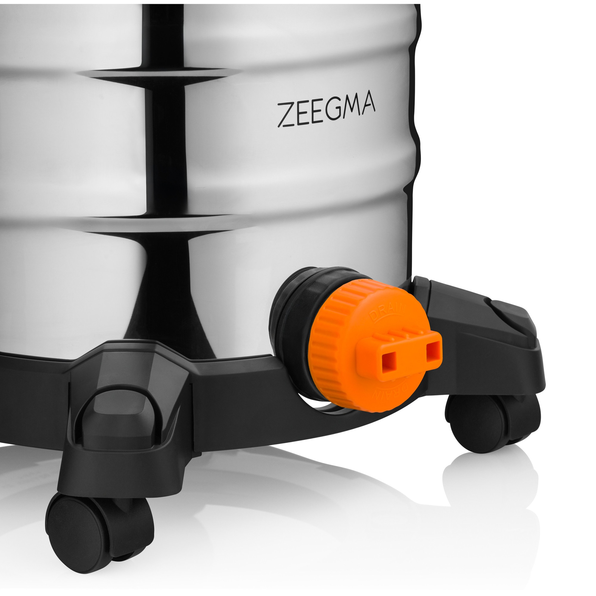 Aspirator de spalat umed uscat de palat tapiterii mochete si covoare Zeegma Zonder Aqua, 1400 W, 20L, uscat / umed, Gri