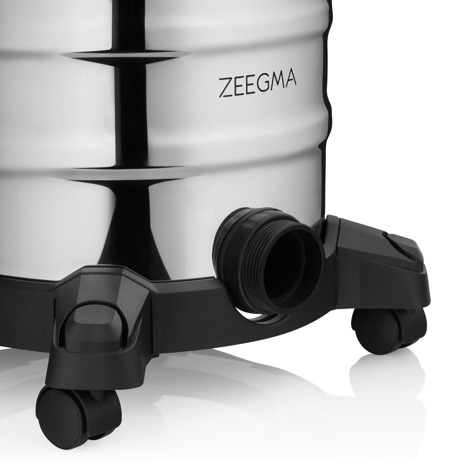 Aspirator de spalat umed uscat de palat tapiterii mochete si covoare Zeegma Zonder Aqua, 1400 W, 20L, uscat / umed, Gri