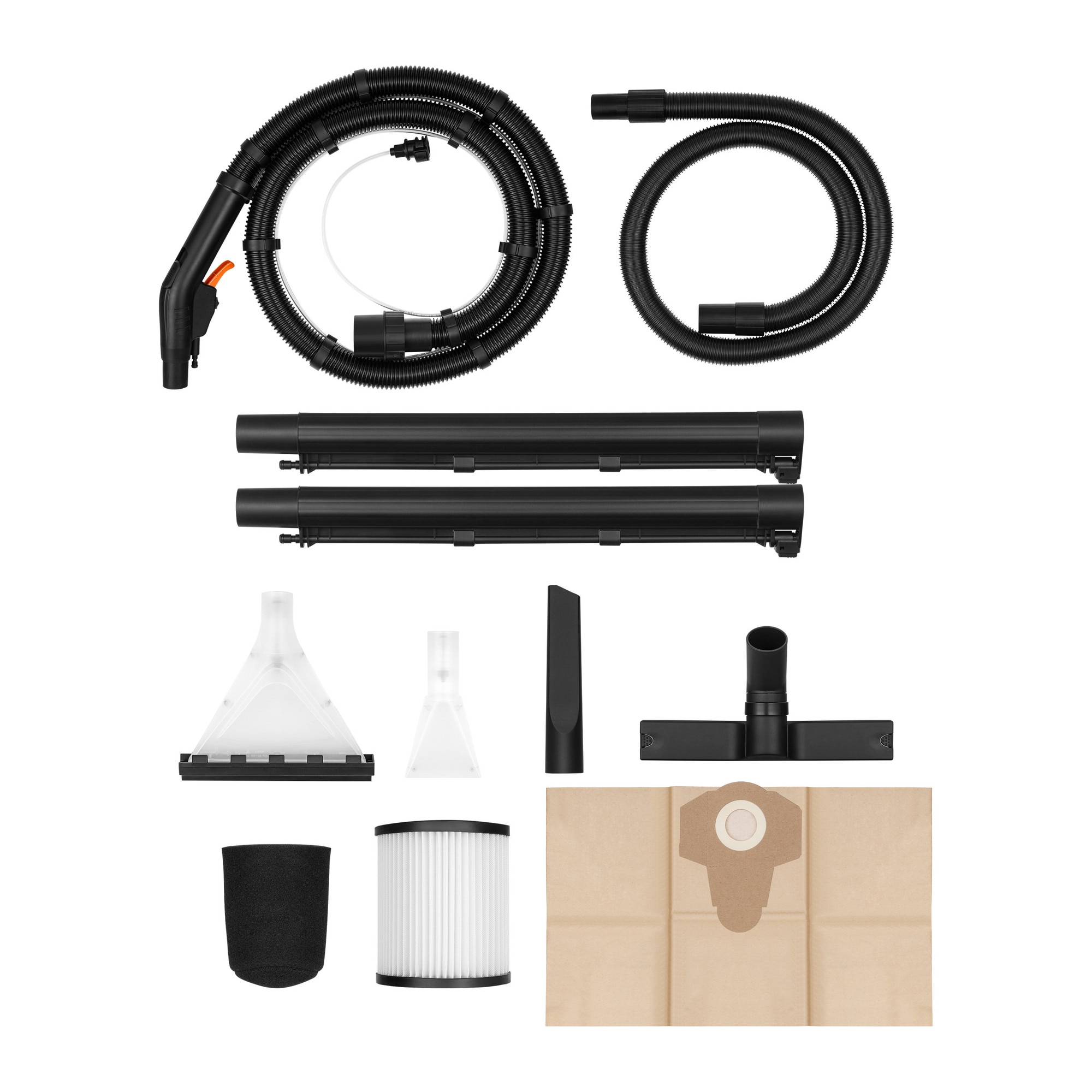 Aspirator de spalat umed uscat de palat tapiterii mochete si covoare Zeegma Zonder Aqua, 1400 W, 20L, uscat / umed, Gri