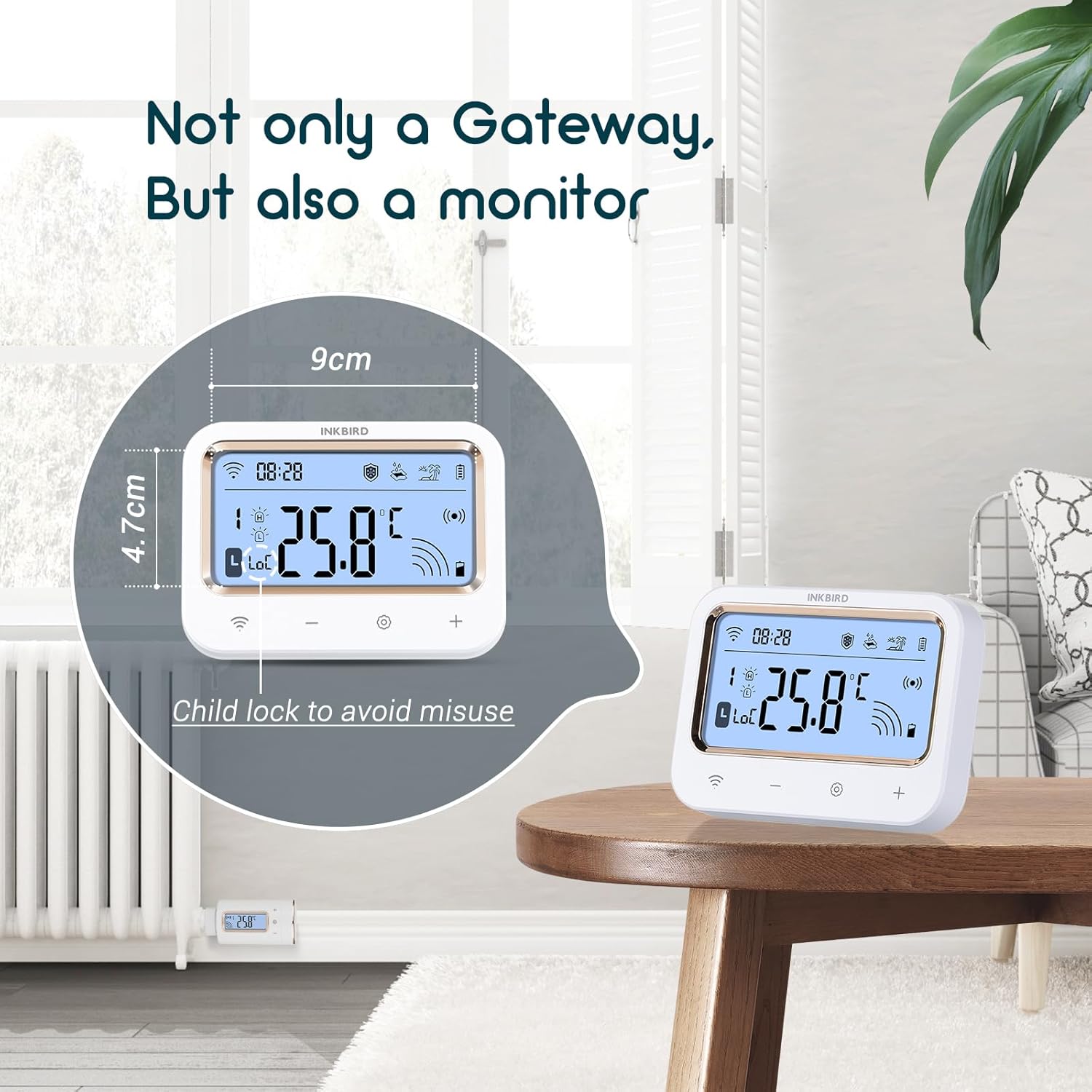 Termostat inteligent pentru radiator INKBIRD, robinet de radiator IRC ...