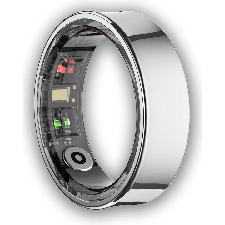 Booster Ring okosgyűrű, állapotfigyelés, IP68, ezüst, rozsdamentes acél ...