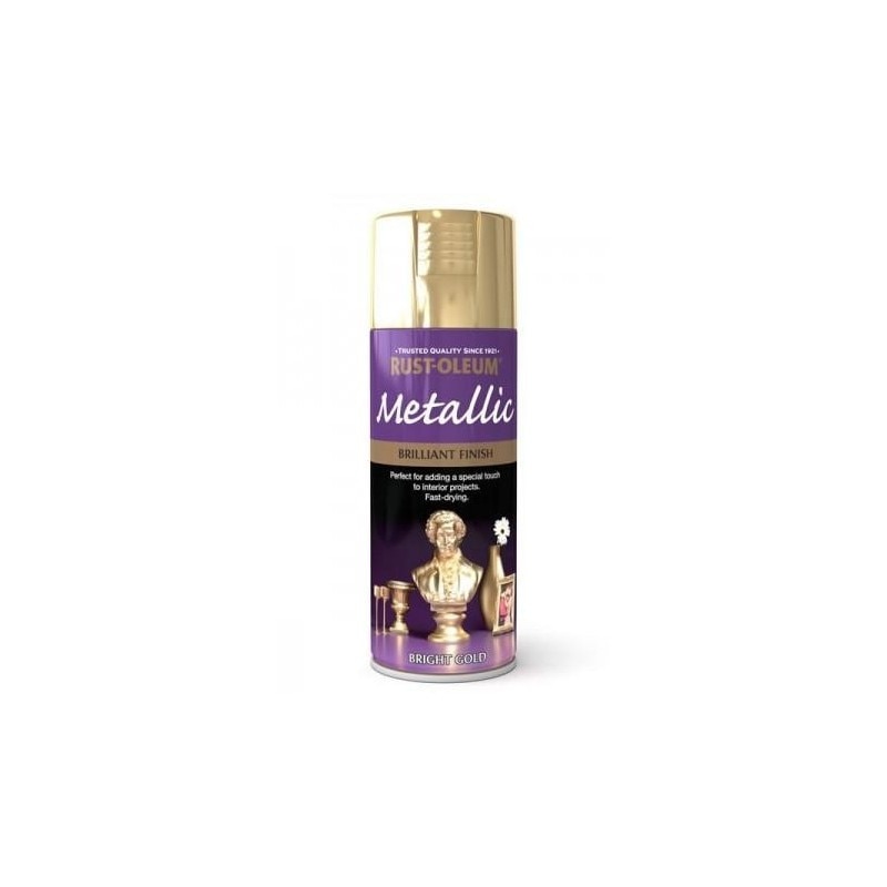 Vopsea Metalizata Bright Gold 400ml, Bright Gold - Metallic