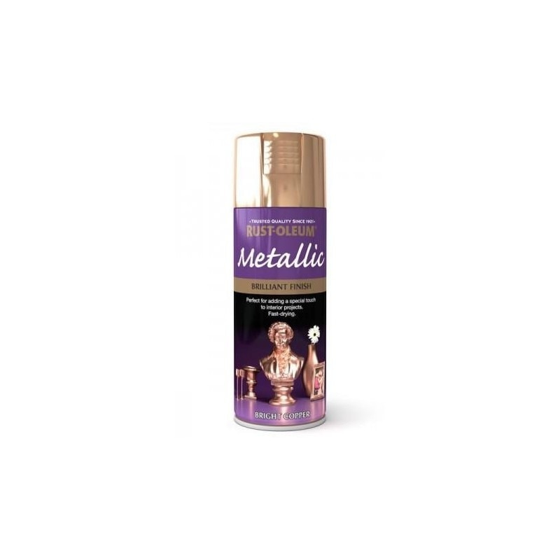 Vopsea Metalizata Bright Copper 400ml, Bright Copper - Metallic