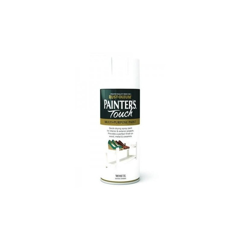 Vopsea Spray Painter’s Touch Satin White 400ml, Satin white