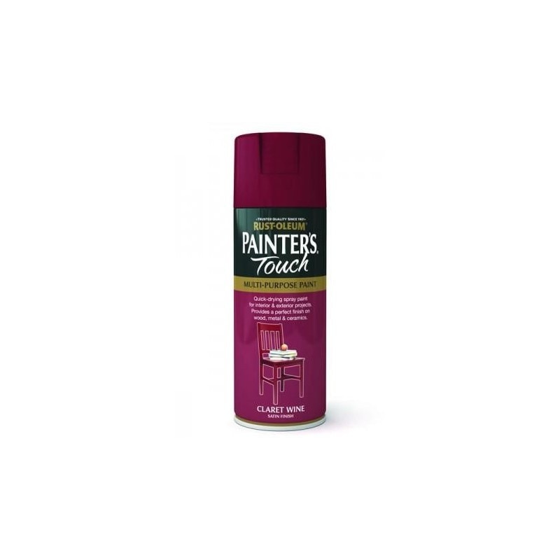 Vopsea Spray Painter’s Touch Satin Claret Wine 400ml, Claret Wine Satin