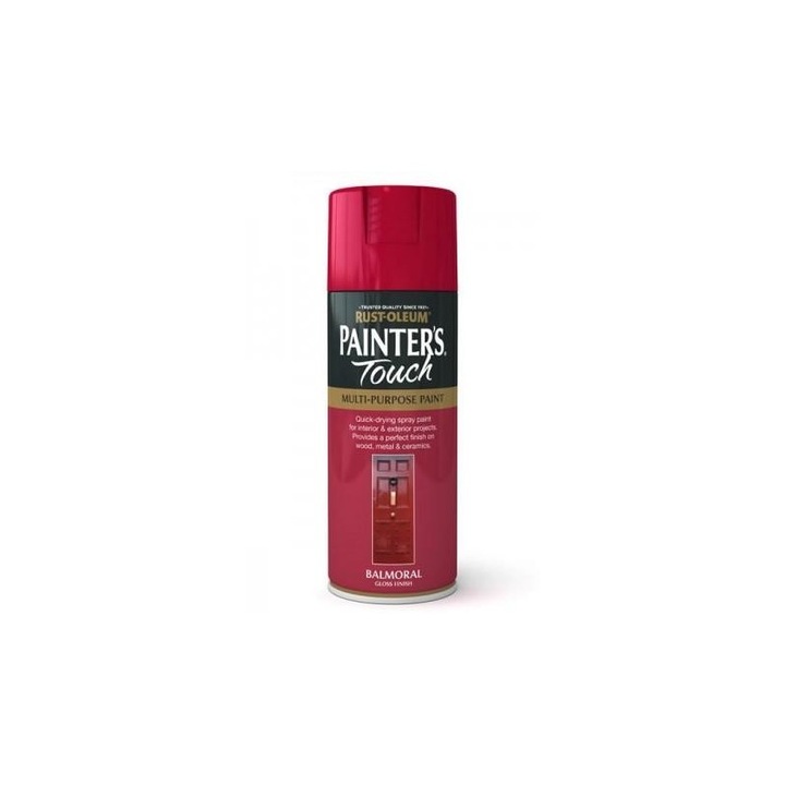 Vopsea Spray Painter’s Touch Gloss Red Balmoral 400ml, Red Balmoral Gloss