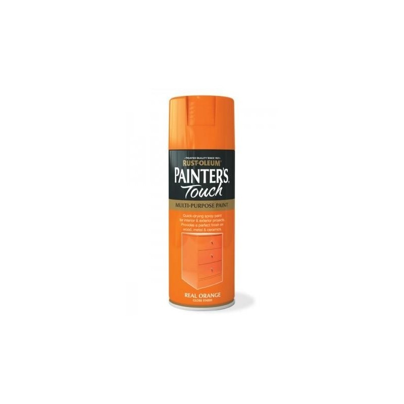 Vopsea Spray Painter’s Touch Gloss Real Orange 400ml, Pure Orange Gloss