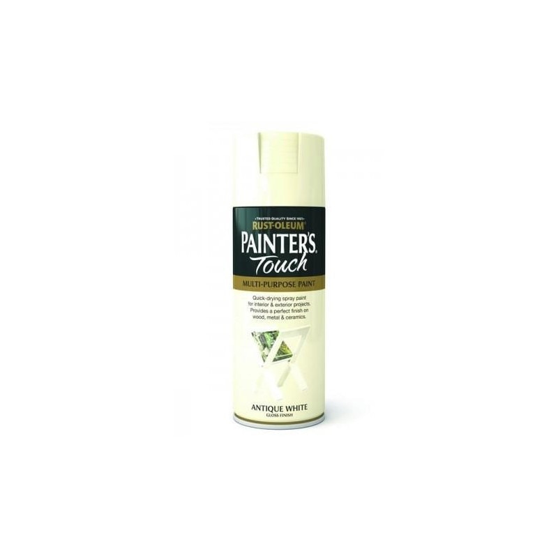 Vopsea Spray Painter’s Touch Gloss Antique White 400ml, Antique White Gloss