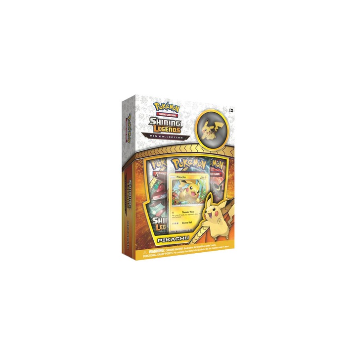Pokémon Kártyajáték: Ragyogó Legendák Kitűző Gyűjtemény - Pikachu