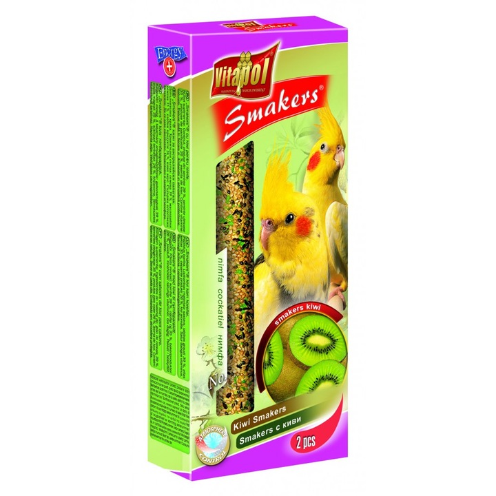 Пръчици от киви за папагали Vitapol, 90 гр